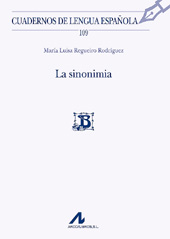 eBook, La sinonimia, Regueiro Rodríguez, Marisa, Arco