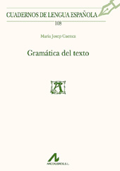 E-book, Gramática del texto, Cuenca, Maria Josep, 1964-, Arco Libros