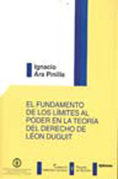 eBook, El fundamento de los límites al poder en la teoría del derecho de Léon Duguit, Ara Pinilla, Ignacio, Dykinson