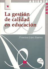 E-book, La gestión de calidad en educación, López Rupérez, Francisco, La Muralla