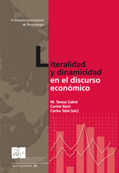 Chapitre, Dificultades prácticas en el desarrollo de la terminología económica orientada a la traducción, Documenta Universitaria