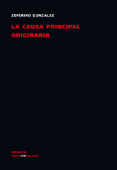 eBook, La causa principal originaria, González y Díaz Tuñón, Ceferino, 1831-1894, Linkgua