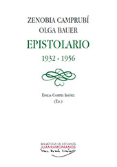 E-book, Zenobia Camprubí, Olga Bauer : epistolario : 1932-1956, Universidad de Huelva