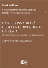 E-book, La responsabilità degli enti dipendente da reato : principi generali e criteri di attribuzione, Malagnino, Mario Erminio, Key