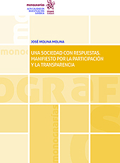 eBook, Una sociedad con respuestas : manifiesto por la participación y la transparencia, Molina Molina, José, Tirant lo Blanch