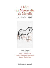 eBook, Llibre de Menescalia de Morella : c. 1320/30-1340, Universitat Jaume I