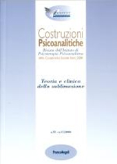 Issue, Costruzioni psicoanalitiche. Fascicolo 2, 2003, Franco Angeli