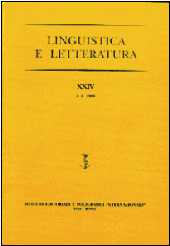 Fascicolo, Linguistica e letteratura : XLVIII, 1/2, 2023, Fabrizio Serra