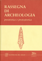 Revue, Rassegna di archeologia : preistorica e protostorica, sez.A., All'insegna del giglio