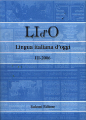 Fascicolo, Lingua italiana d'oggi : Lid'O. GEN./DIC., 2007, Bulzoni