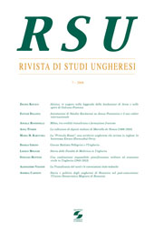 Issue, Rivista di studi ungheresi : VII, 2008, Casa Editrice Università La Sapienza