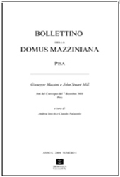 Article, Suggestioni dal carteffio di John Stuart Mill : giudizi su Giuseppe Mazzini e riflessioni politiche coeve, Domus Mazziniana