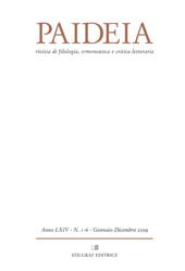 Artículo, Note linguistiche in margine a Odissea XIX, 172-7 (Parma, 19/IV/07), Stilgraf