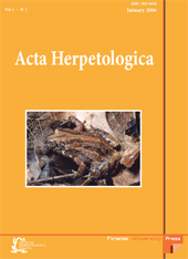 Article, Records of "Salamandrina perspicillata" (Savi, 1821) in the Colli Albani (Latium, central Italy), with some ecological notes (Urodela, Salamandridae), Firenze University Press