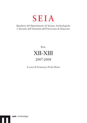 Fascicolo, Seia : quaderni dell'Istituto di storia antica. N.S. XIV 2009, 2009, EUM-Edizioni Università di Macerata