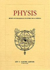 Fascicolo, Physis : rivista internazionale di storia della scienza : LII, 1/2, 2017, L.S. Olschki