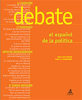 E-book, Debate : el español de la política, San Vicente, Félix, CLUEB