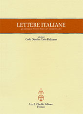 Fascículo, Lettere italiane : XIII, 3, 1961, L.S. Olschki