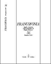 Issue, Francofonia : studi e ricerche sulle letterature di lingua francese. N. 57, Autunno 2009, Anno XXIX, 2009, L.S. Olschki