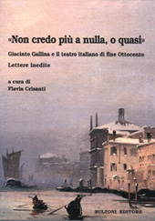 Chapter, Antonio Fradeletto (1879-1894), Bulzoni