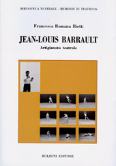 E-book, Jean-Louis Barrault : artigianato teatrale, Bulzoni