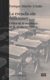 E-book, La escuela sin funciones : crítica de la sociología de la educación crítica, Edicions Bellaterra