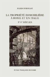 Chapter, Domus et insula comme immeubles de rapport, École française de Rome