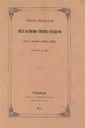 E-book, Archivio storico italiano : indice generale : 1855-1872, L.S. Olschki