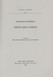 E-book, Scritti editi e inediti, Giustiniani, Vincenzo, Biblioteca apostolica vaticana