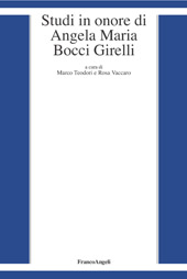 E-book, Studi in onore di Angela Maria Bocci Girelli, Franco Angeli