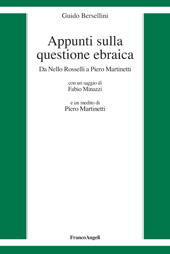 E-book, Appunti sulla questione ebraica : da Nello Rosselli a Piero Martinetti, Franco Angeli