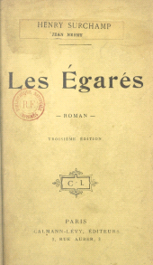 E-book, Les égarés, Calmann-Lévy (réédition numérique FeniXX)