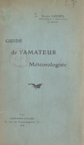 eBook, Guide de l'amateur météorologiste, Dunod (réédition numérique FeniXX)