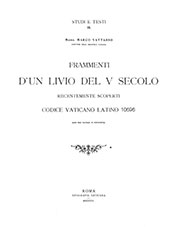 eBook, Frammenti d'un Livio del V secolo recentemente scoperti : Codice Vaticano latino 10696, Biblioteca apostolica vaticana