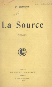 E-book, La source, Grasset (réédition numérique FeniXX)