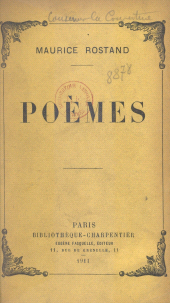 E-book, Poèmes, Grasset (réédition numérique FeniXX)
