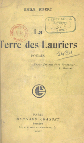 E-book, La terre des lauriers, Grasset (réédition numérique FeniXX)