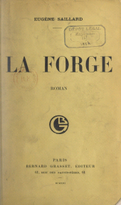 E-book, La forge, Grasset (réédition numérique FeniXX)