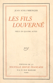 E-book, Les fils Louverné : Pièce en quatre actes, Gallimard (réédition numérique FeniXX)