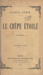 eBook, Le crêpe étoilé : 1914-1917, Grasset (réédition numérique FeniXX)