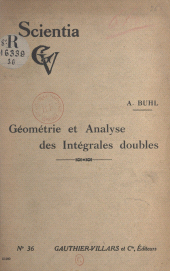 eBook, Géométrie et analyse des intégrales doubles, Dunod (réédition numérique FeniXX)