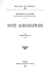 eBook, Note agiografiche : VI, Biblioteca apostolica vaticana