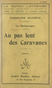 E-book, Au pas lent des caravanes, Albin Michel (réédition numérique FeniXX)