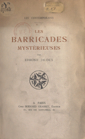 E-book, Les barricades mystérieuses, Grasset (réédition numérique FeniXX)