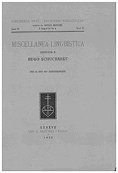 eBook, Miscellanea linguistica : dedicata a Hugo Schuchardt per il suo 80o anniversario (1922), L.S. Olschki