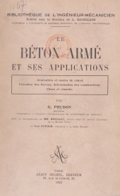 E-book, Le béton armé et ses applications, Albin Michel (réédition numérique FeniXX)