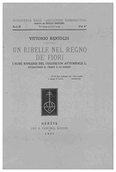 E-book, Un ribelle nel regno de' fiori : i nomi romanzi del colchicum autumnale L. attraverso il tempo e lo spazio, L.S. Olschki