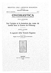 eBook, Onomastica, L.S. Olschki