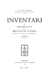 E-book, Inventari dei manoscritti delle biblioteche d'Italia : vol. XXXI : Novara, Prato, Vercelli, L.S. Olschki