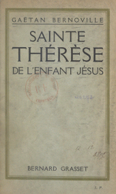 eBook, Sainte Thérèse de l'Enfant Jésus, Grasset (réédition numérique FeniXX)